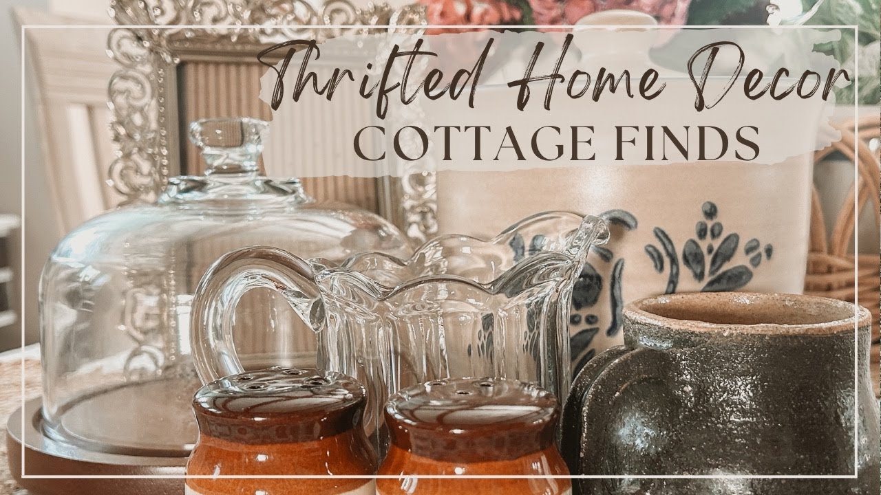 Thrifted Cottage Style Decor Haul | Home Decor Ideas on a BUDGET