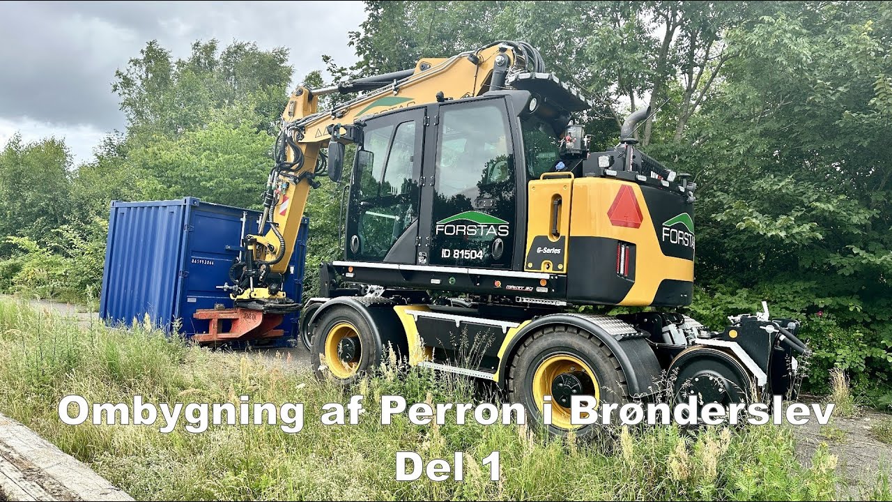 Ombygning af perron på Brønderslev Station del 1