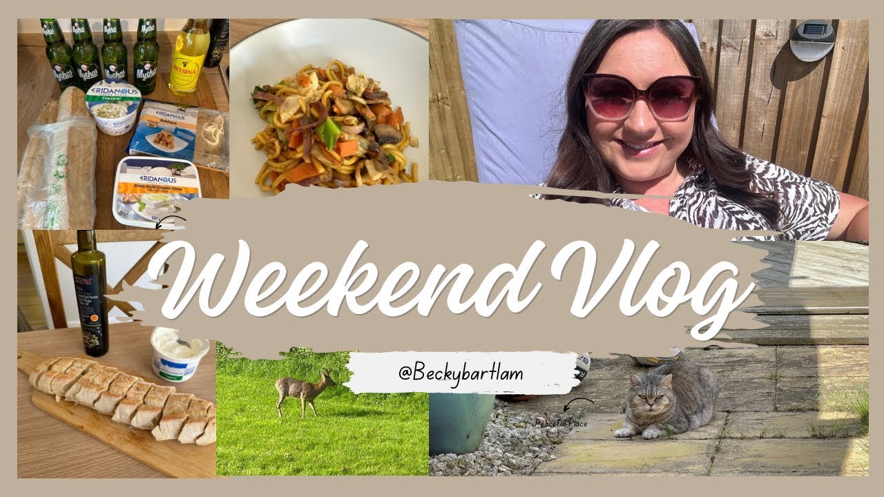 Weekend Vlog: Chilled Day, Home Sense, Lidl Greek Week Food & Bob and Brad Eye Massager
