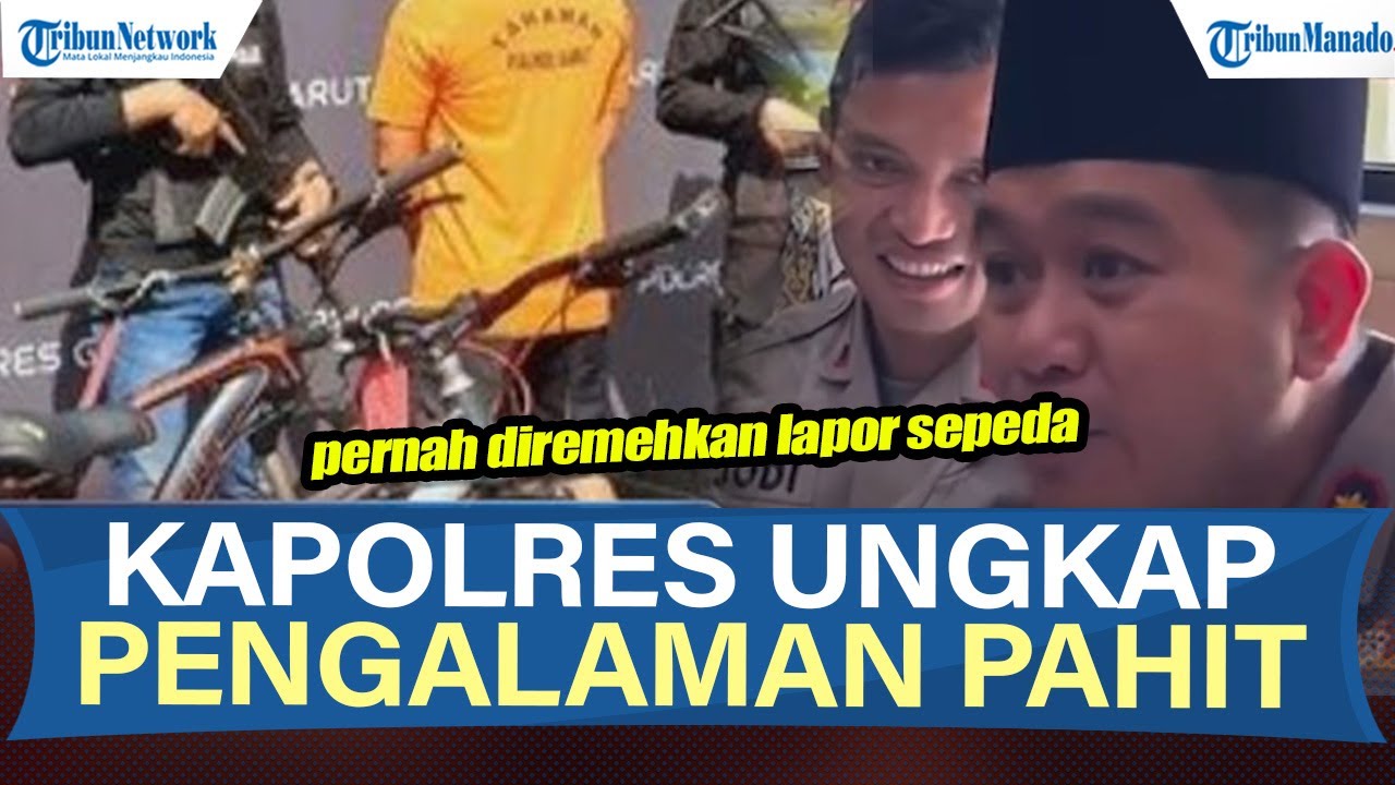 DIREMEHKAN! KAPOLRES LAMONGAN UNGKAP PERNAH ALAMI PENGALAMAN PAHIT SAAT MELAPOR SEPEDA HILANG