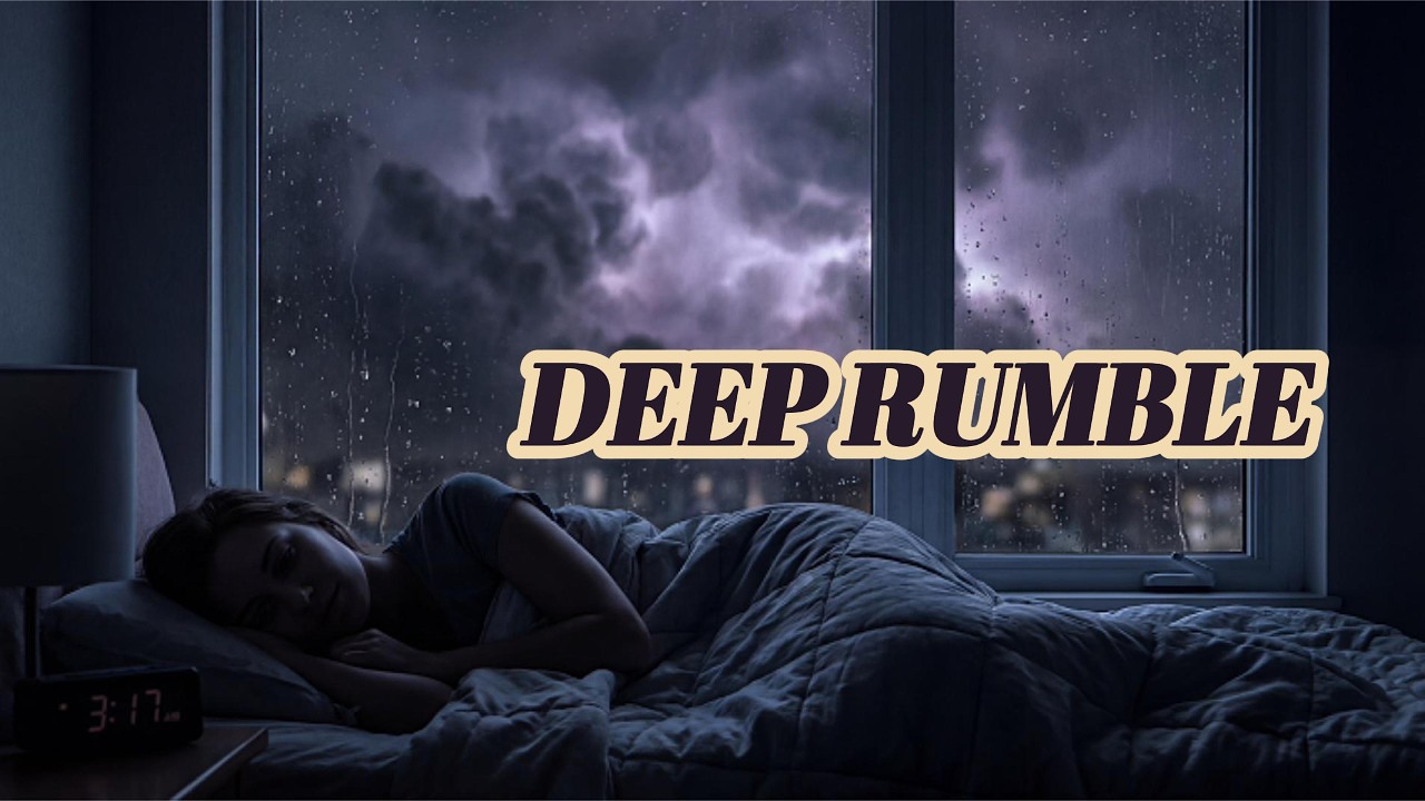 SAFE FROM THE THUNDER 🏠 The Sound Blanket #25 | Cozy Rain & Distant Storm