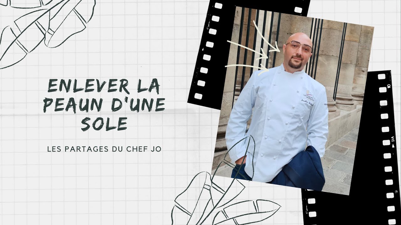 Comment enlever la peau d'une sole  avec les partages du chef Jo. #poisson #cuisinefrançaise