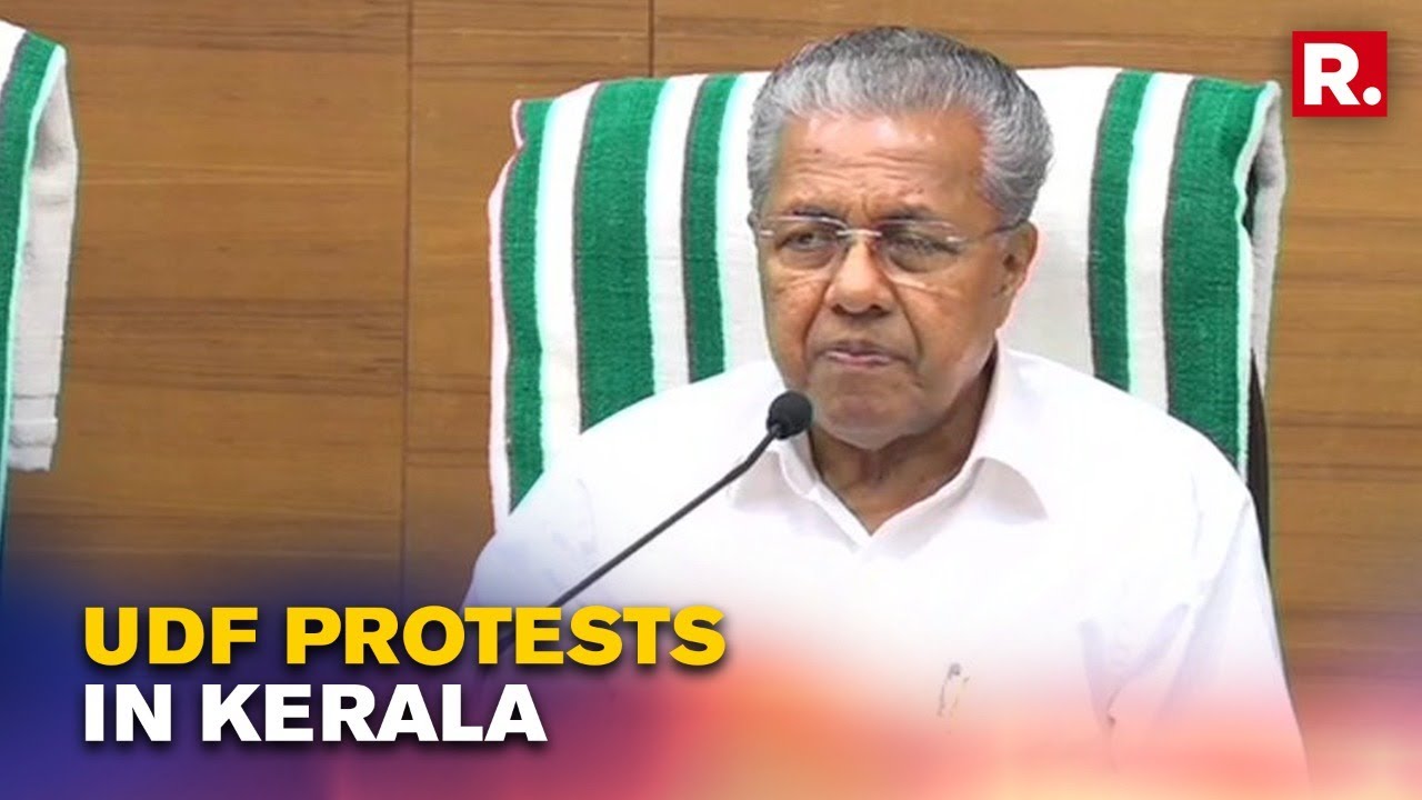 UDF Stages Massive Protests In Kerala; Accuses CM Pinarayi Vijayan Of Involvement In Corruption