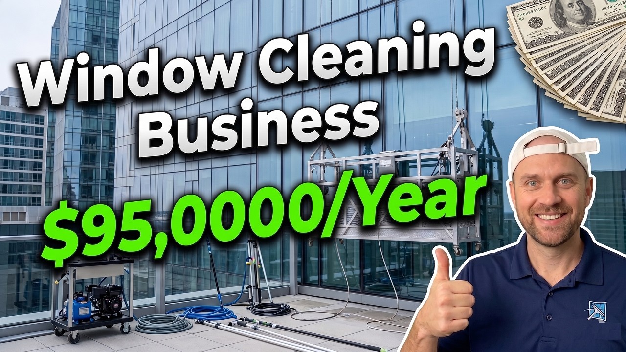 How to Start a Window Cleaning Business ($95,000/Year Profitable Business)
