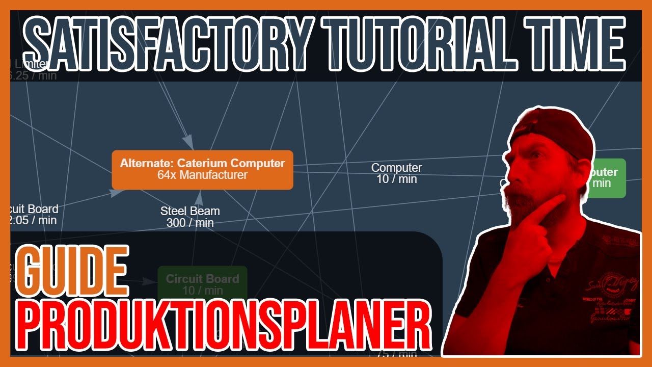 Die PERFEKTE Produktionskette - SATISFACTORY Tutorial Update 5 - Produktionsplanung