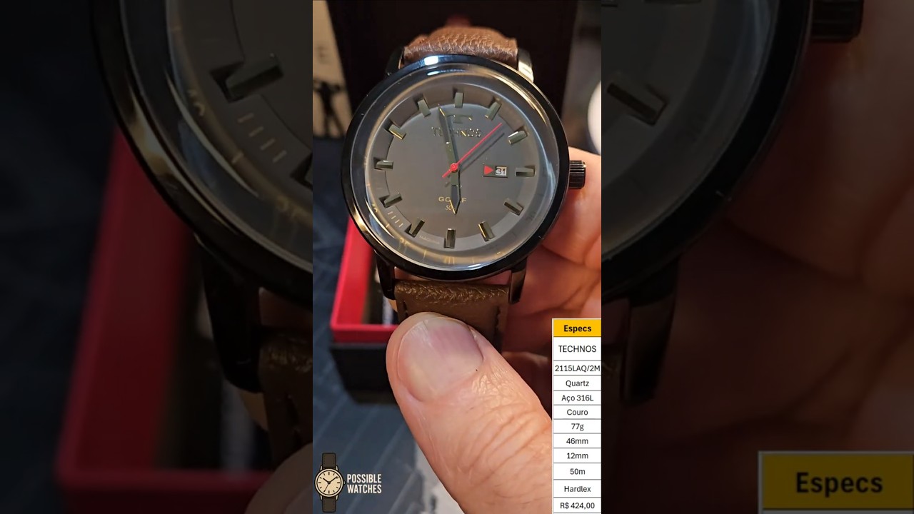 TECHNOS Golf 2115LAQ/2M - Possible Watches. Relógios possíveis. Paixões reais. 