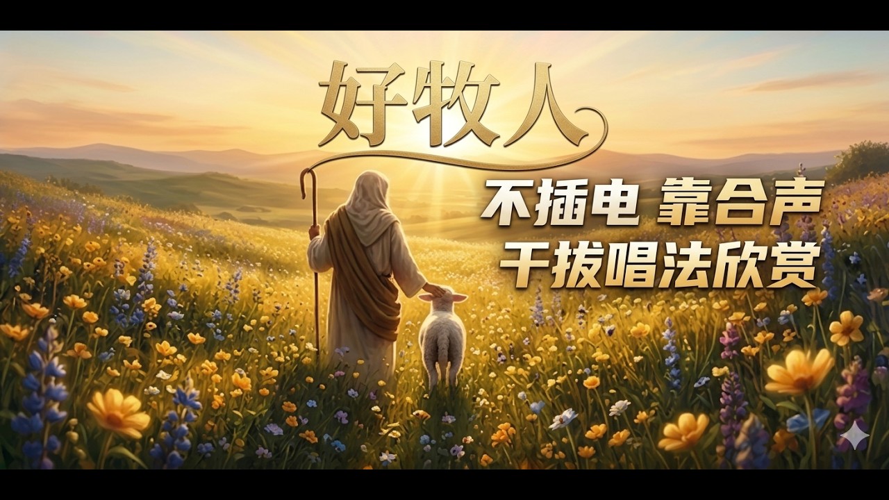 好牧人与小羊羔【无插电和声唱法】