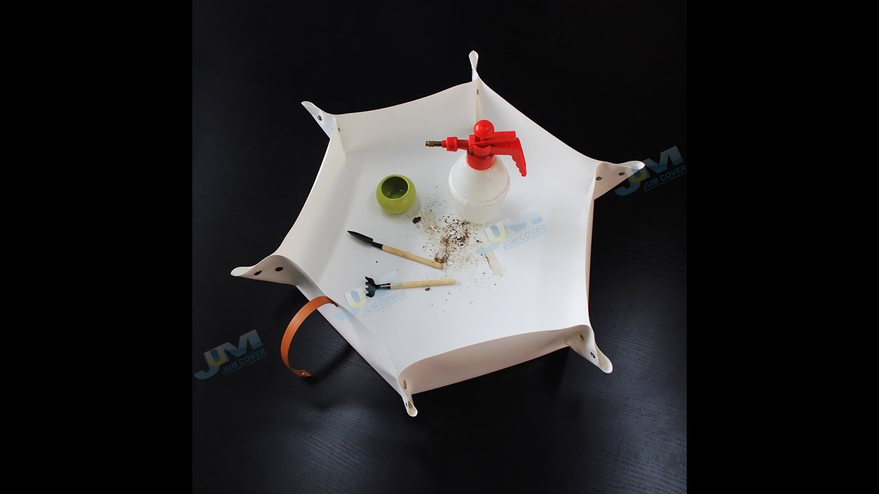 flower pot mat or potting tarp