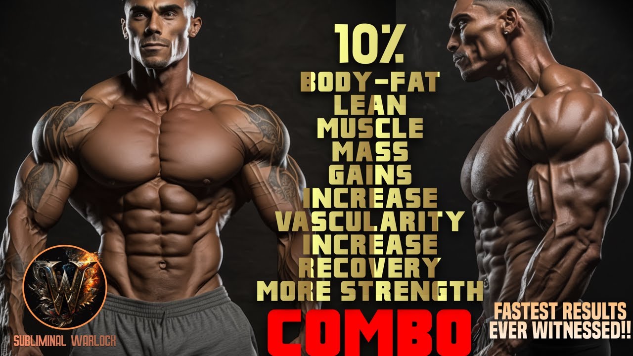 Get 10 Percent Body Fat Fast! Lean Muscle Mass Gains, Increase Vascularity, Strength and Recovery