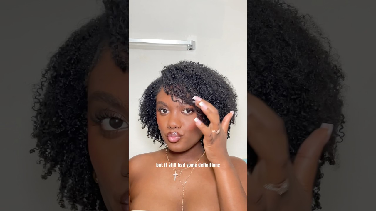 HOW TO: 4c hair wash and go #4cnaturalhair #washngo #blackgirlmagic
