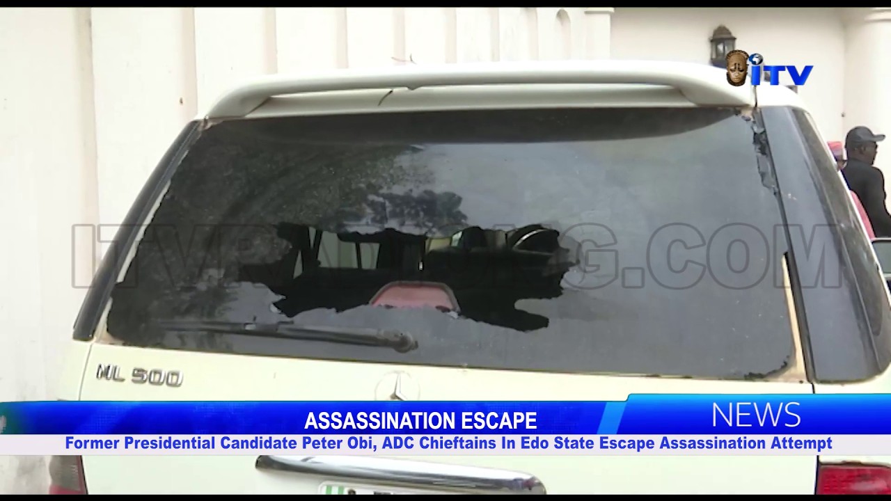 Former Presidential Candidate Peter Obi, ADC Chieftains In Edo State Escape Assassination Attempt