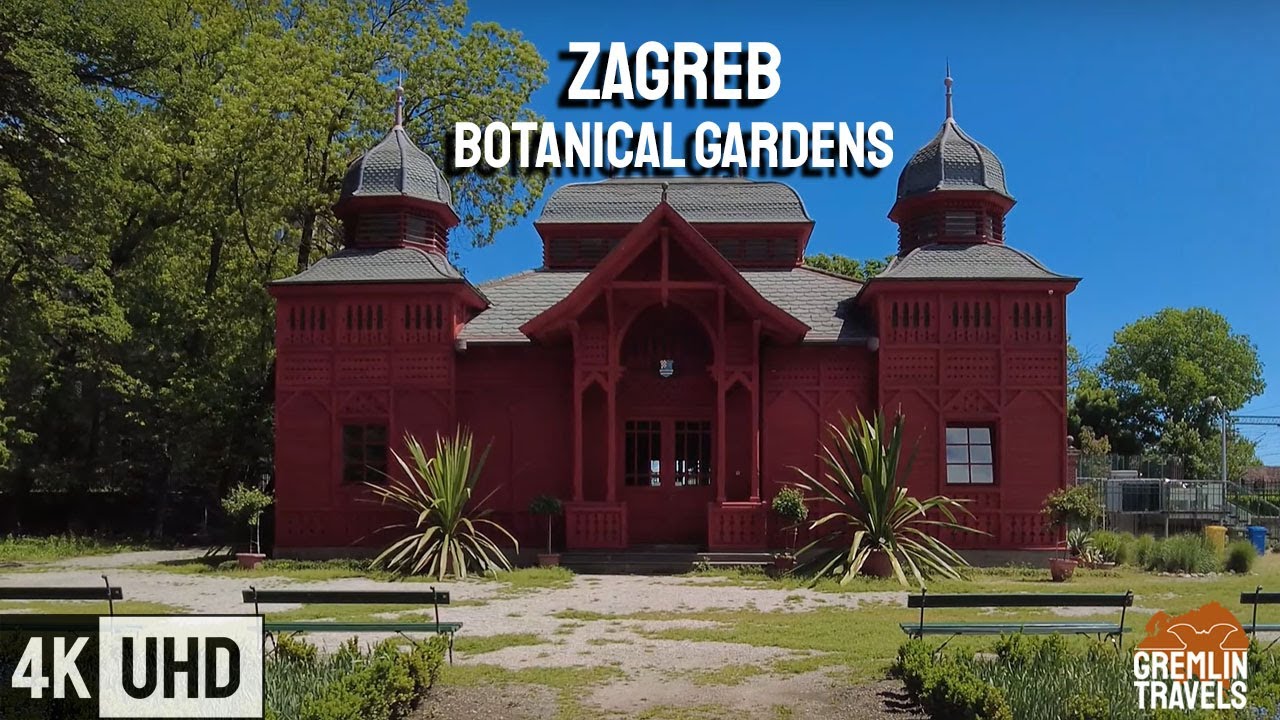 Zagreb, Croatia 🇭🇷 - Exploring the Botanical Gardens [4K]