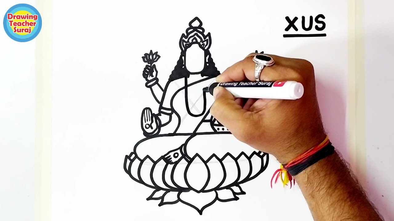 माँ लक्ष्मी का ड्राइंग XUS से बनाना सिंखे,लोग तारीफ़ करते नहीं थकेंगे,Draw Lakshmi Ji With Guarantee