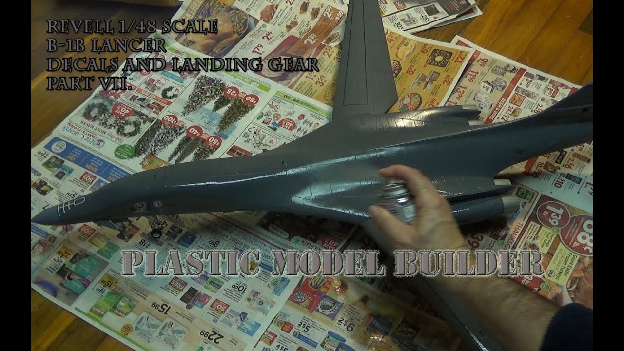 Finishing the B-1B Lancer by Revell