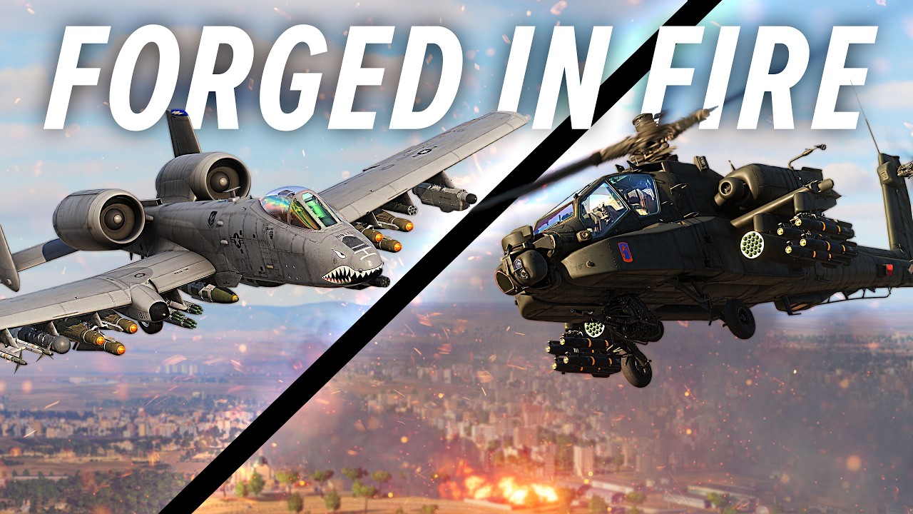 US Air Force Strikes In Syria AH-64 Apache And A-10 Warthog | DCS World