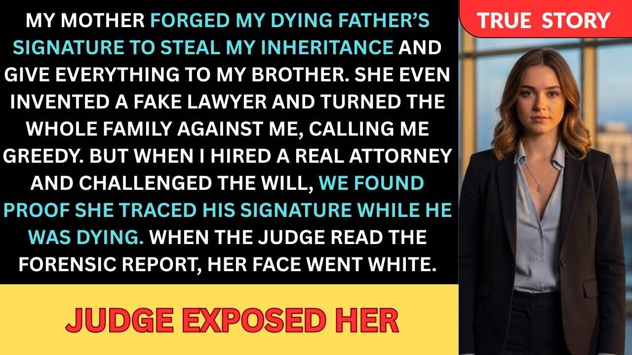 My Mom Gave My Inheritance to My Brother—She Lied To Everyone, But One Document Destroyed Her Story