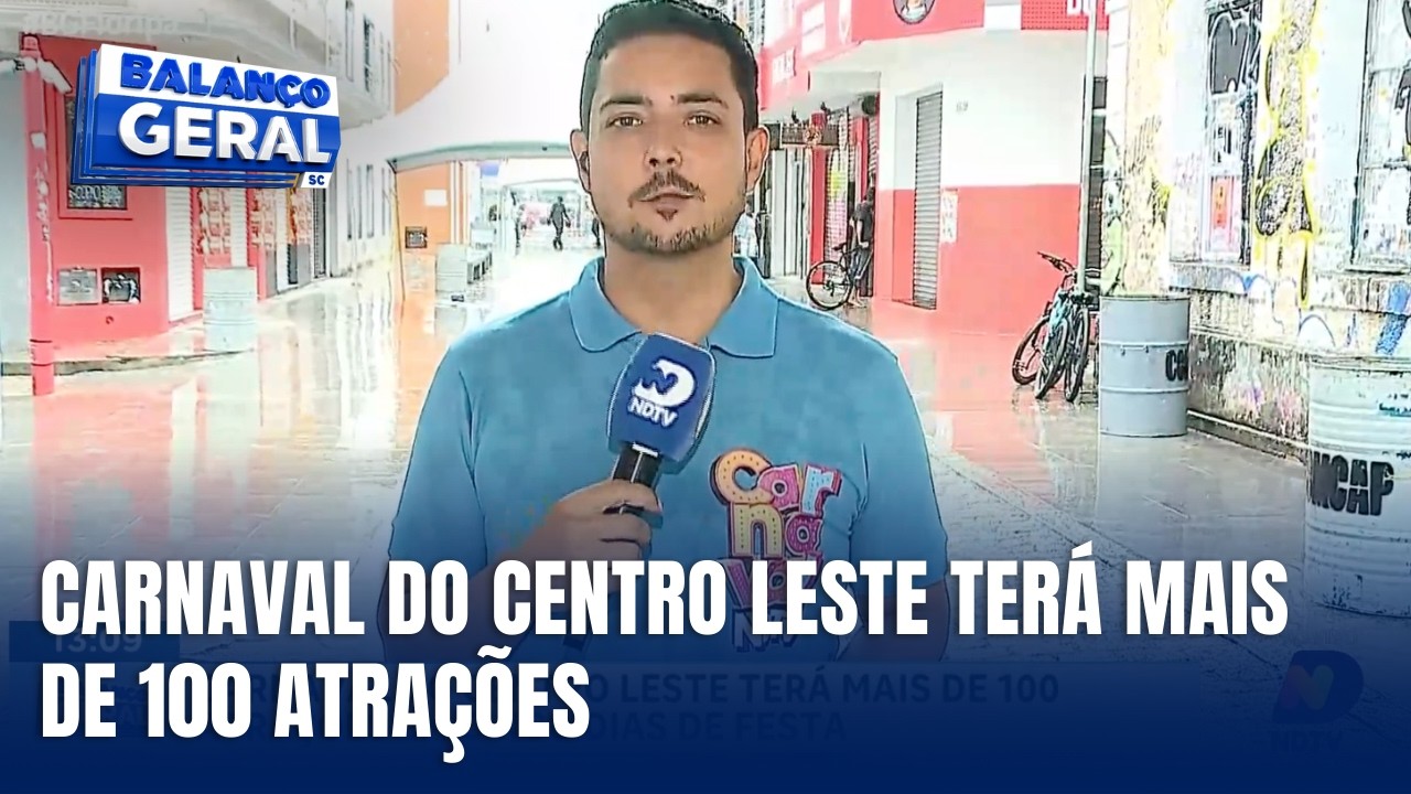 Centro Leste de Florianópolis terá 100 atrações no Carnaval em cinco dias de festa