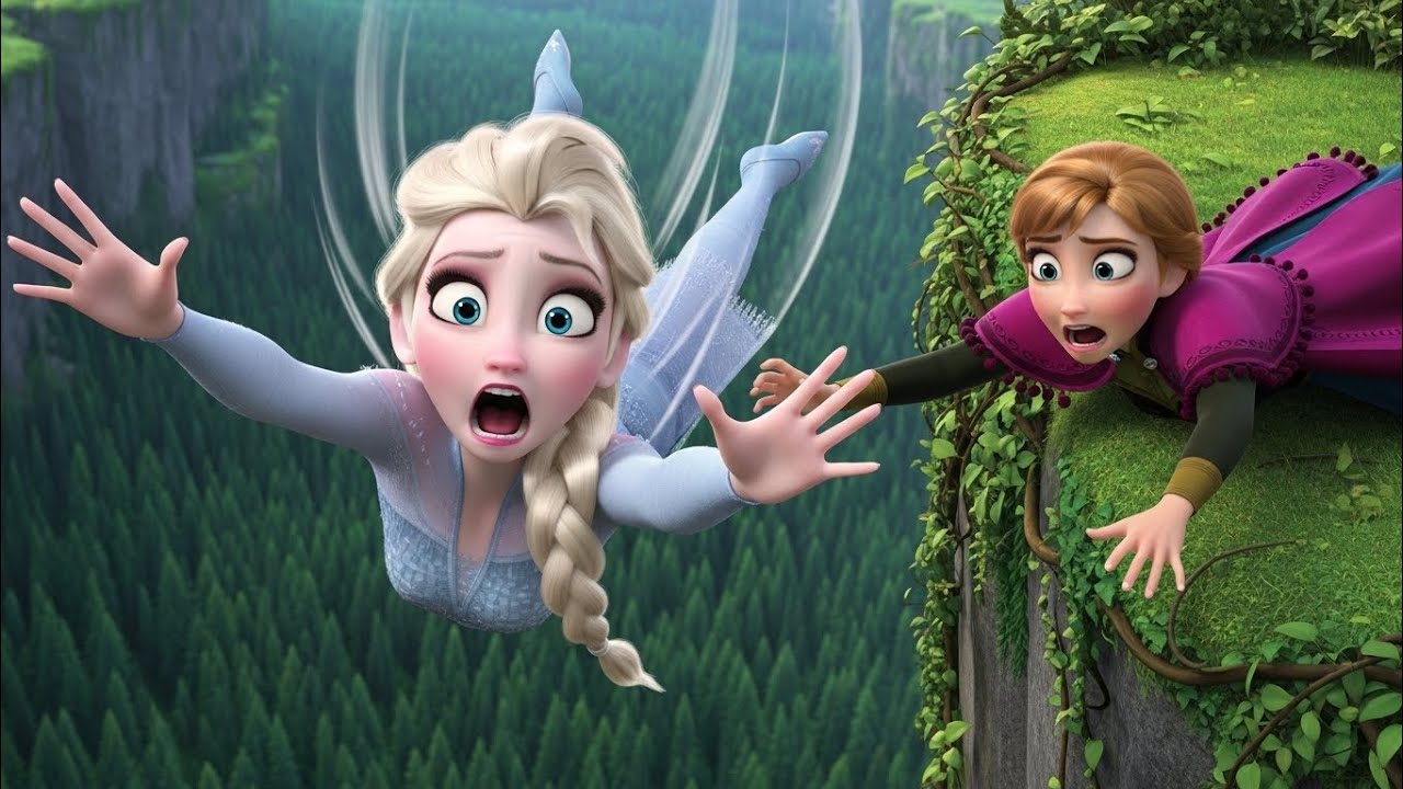 😱🏔ELSA’S FINAL FALL 🚫ELSA FALLS FROM THE CLIFF💥💫can anna save her or will her power save the day?🌍