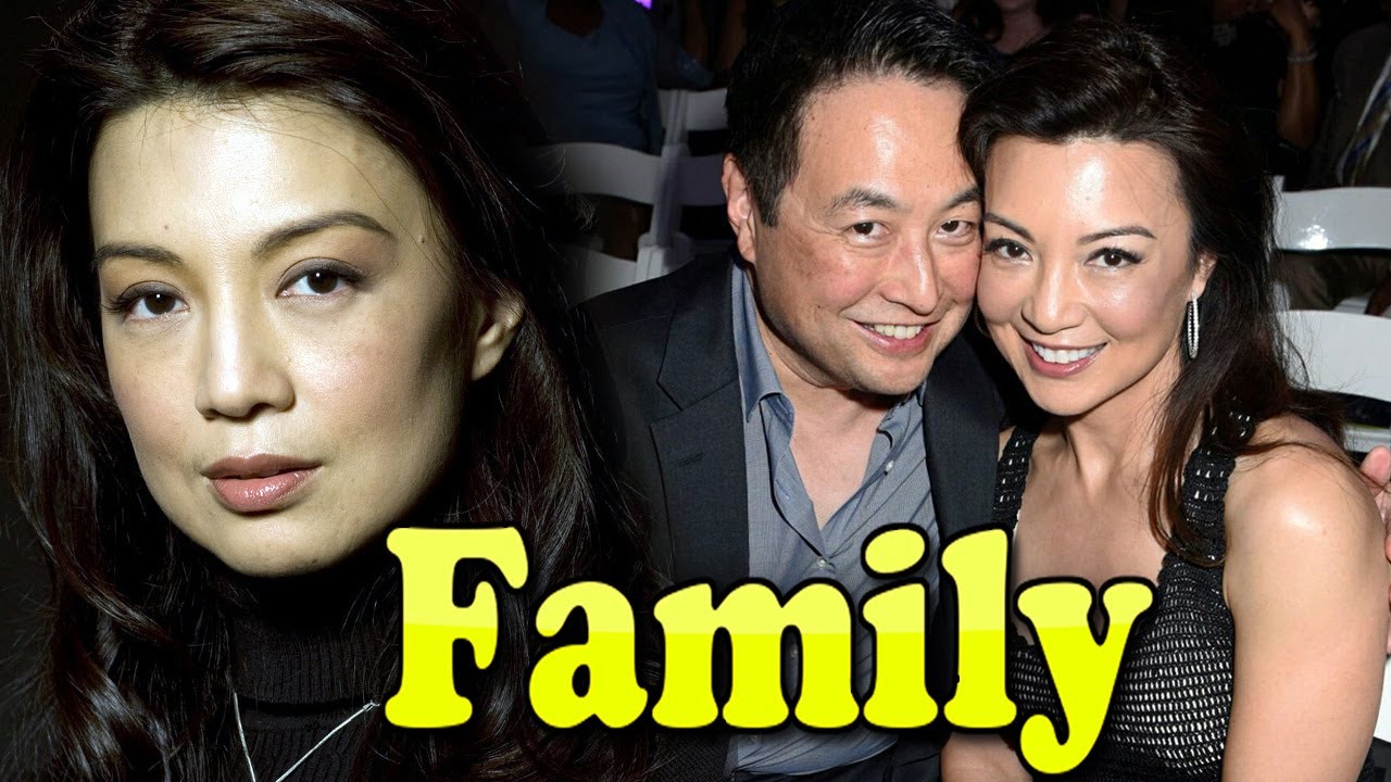 Ming Na Wen Family With Daughter,Son and Husband Eric Michael Zee 2019