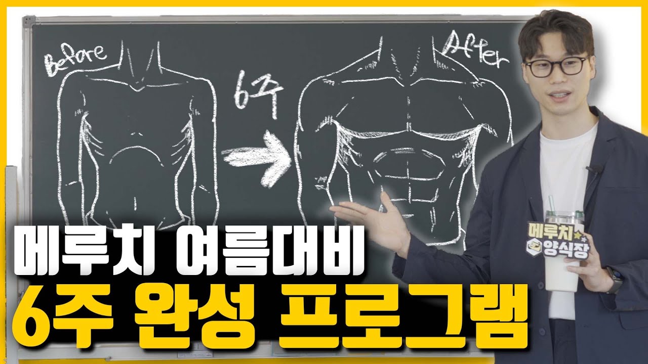 메루치학 1타 강사의 6주 6kg 벌크업 강의