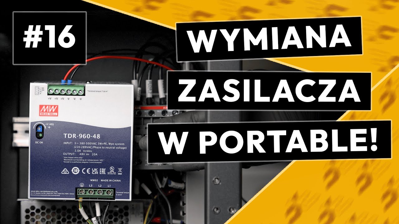 Wymiana zasilacza 48V w FANUCI PRO Portable (demontaż i montaż) – Samouczki #16