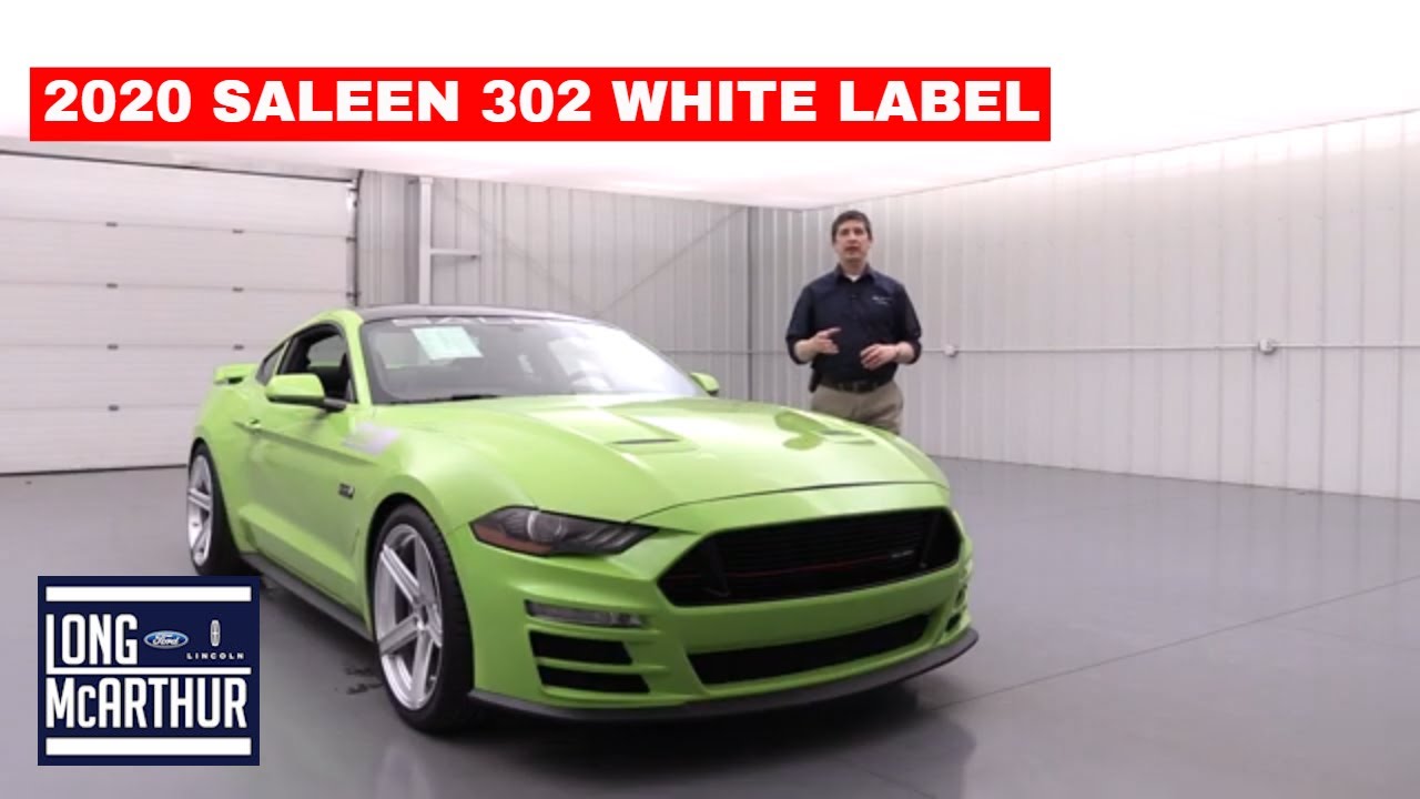 2020 SALEEN S302 WHITE LABEL - Ford Mustang vs Saleen Mustang