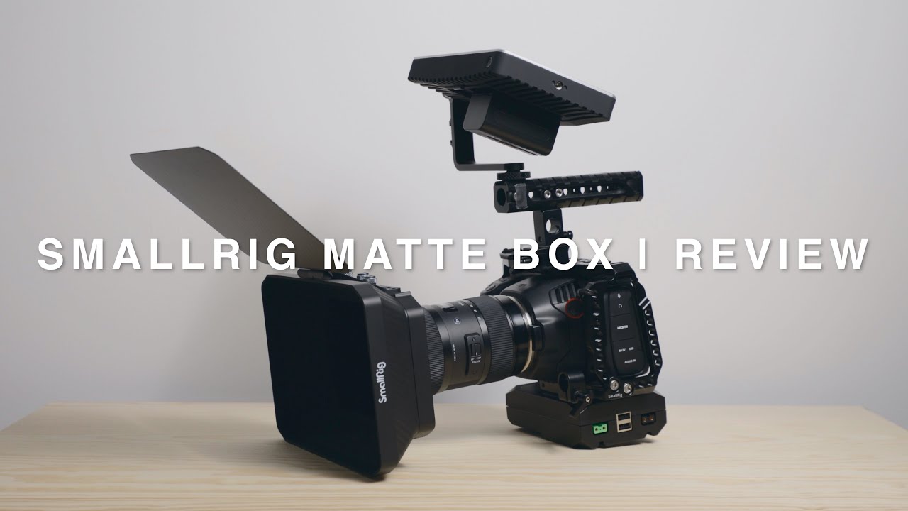 SMALLRIG MATTE BOX | REVIEW | How does it compare to the TILTA MINI ? (tested on BMPCC 6K)