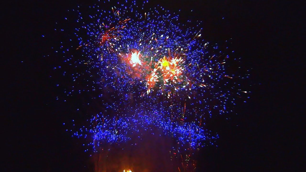 Gemeinschafts- Silvesterfeuerwerk Krempe 2017 / 2018 - Feuerwerk