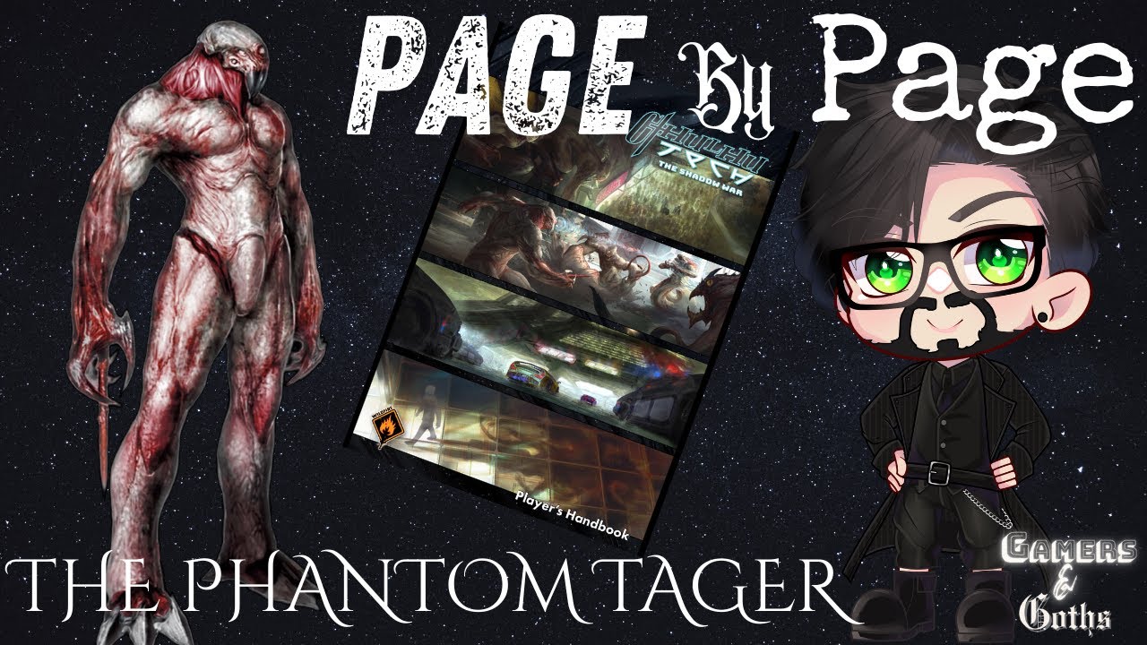 Page by Page | CthulhuTech: The Shadow War- The Phantom Tager Discussion #cthulhu #anime #ttrpg