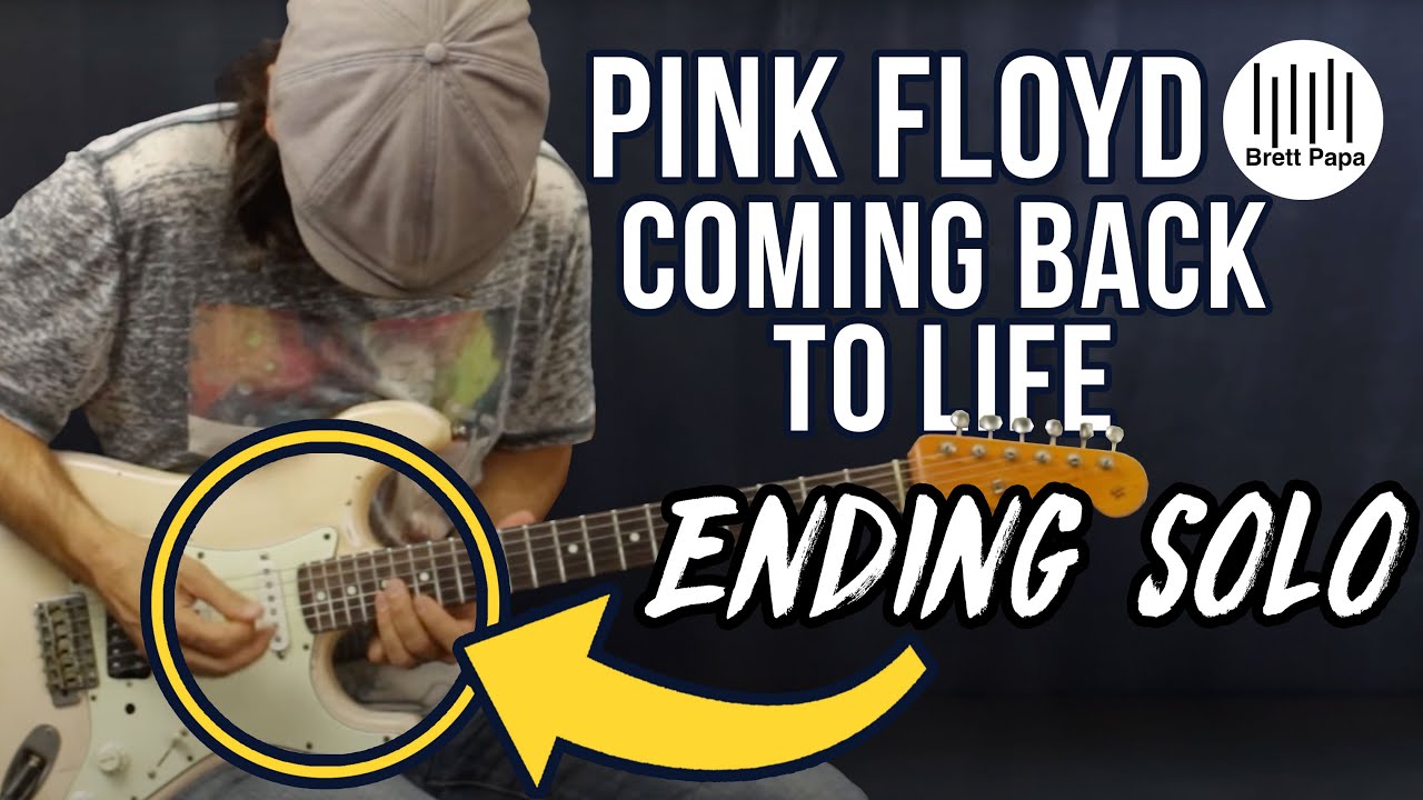 How To Play - Pink Floyd - Coming Back To Life  - Ending Solo - Guitar Lesson
