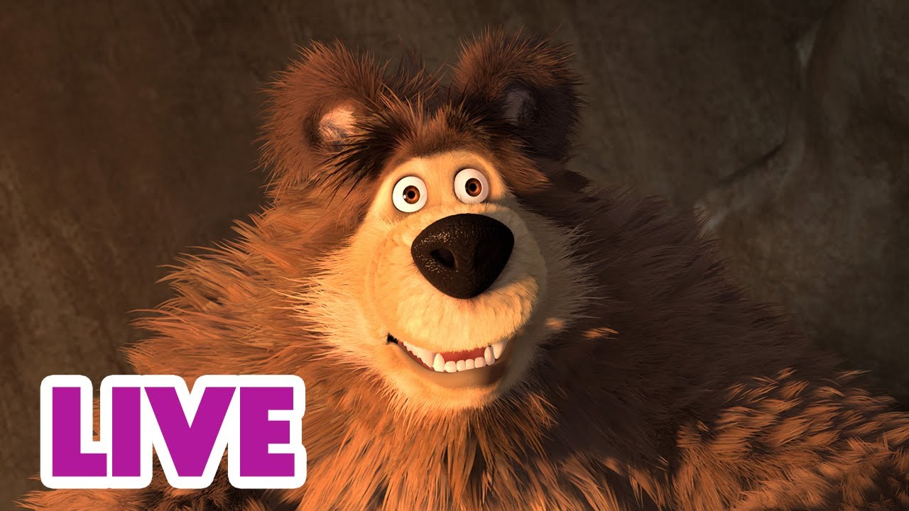 🔴 LIVE! Maşa İle Koca Ayı ⏳🌌 Geçmiş ve Gelecek Arasında🪞🌠 Masha and the Bear