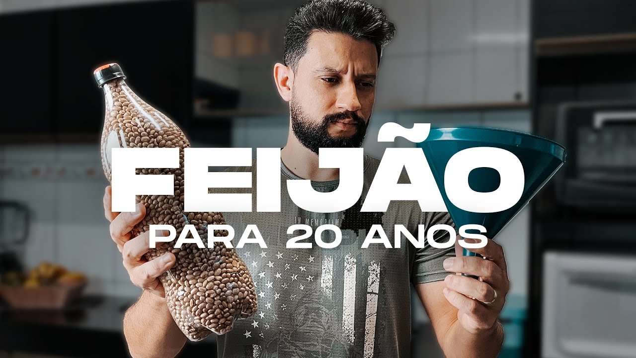 Método FÁCIL para guardar feijão e outros grãos por décadas!