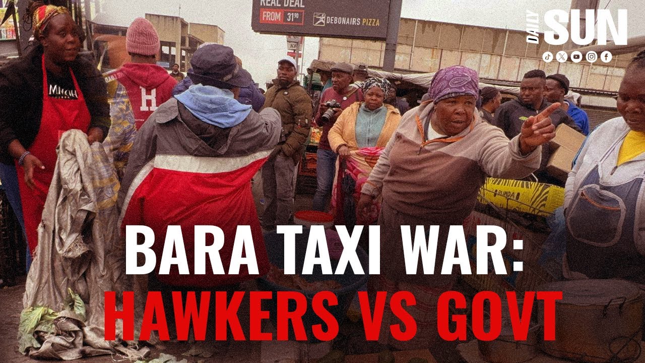 DRAMA UNFOLDS: Street Vendors REFUSE to Leave Bara Taxi Rank in Soweto!
