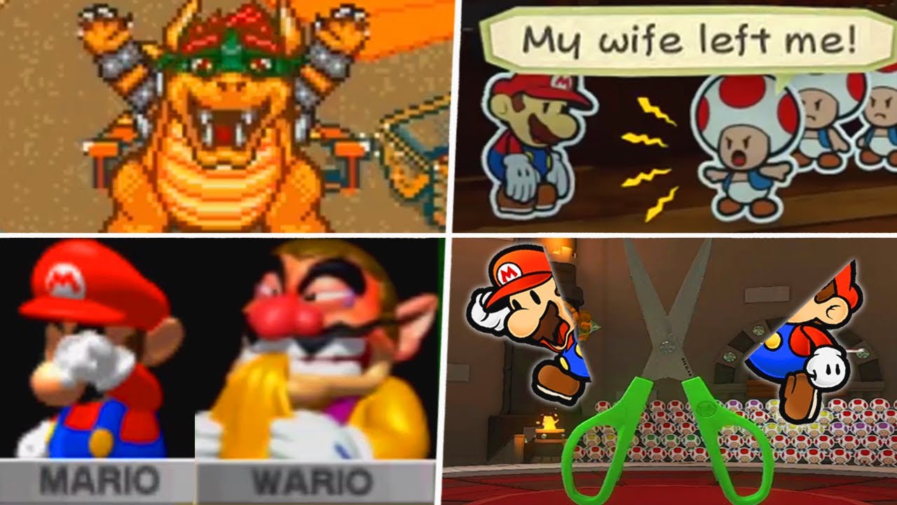 Evolution of Bad Super Mario Endings (1993 - 2021)