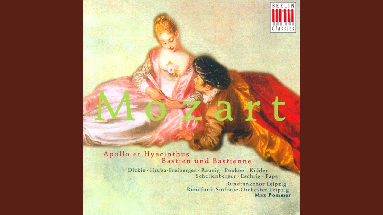 Bastien und Bastienne, K. 50: Aria: Meiner Liebsten schone Wangen (Bastien)