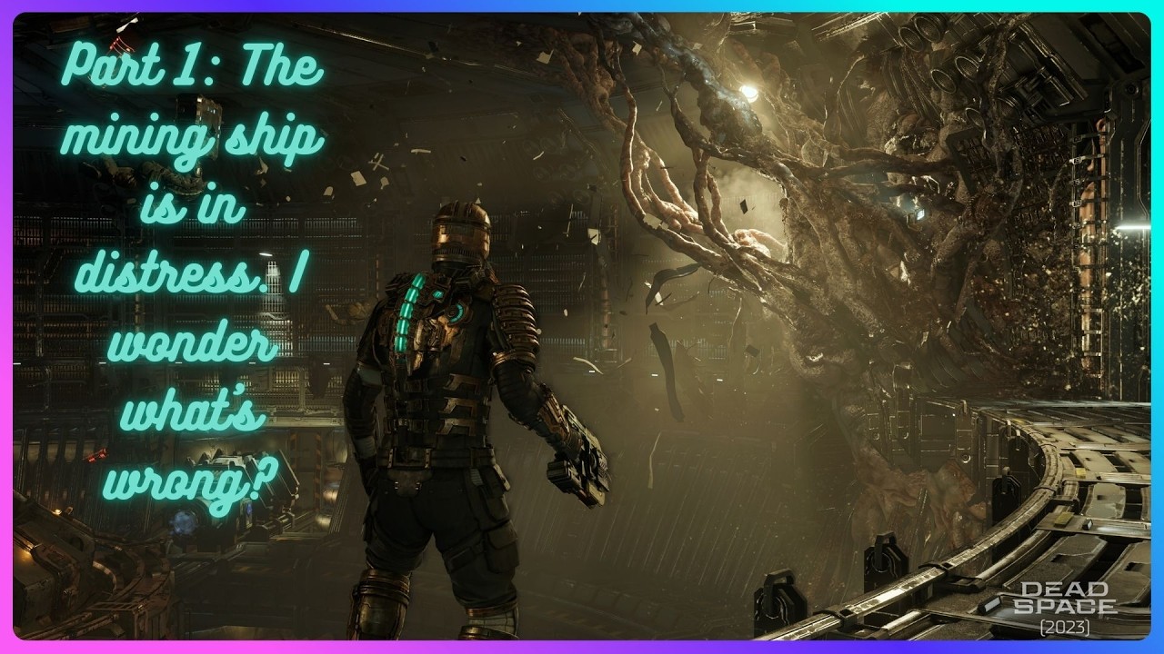 Dead Space part 1: The Mining Ship is in distress, I wonder what's going on??? ( live Q&A)