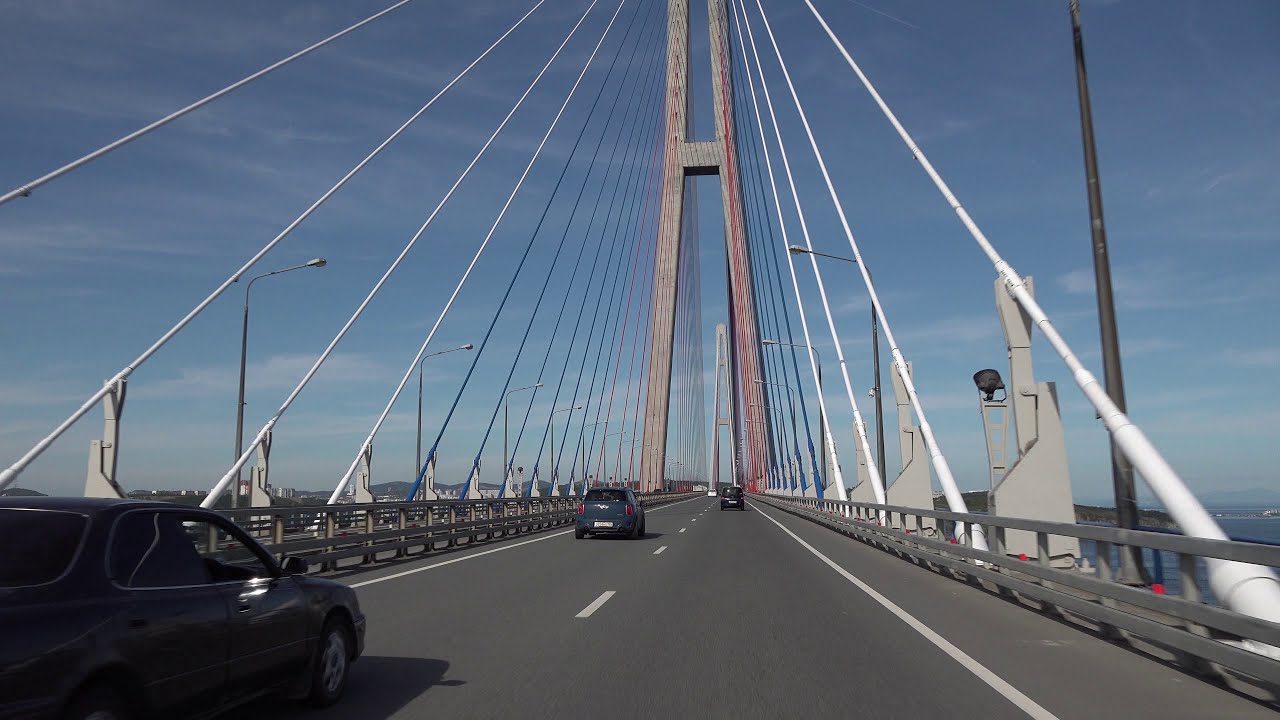 На Авто по Владивостоку - Русский Мост и Золотой Мост