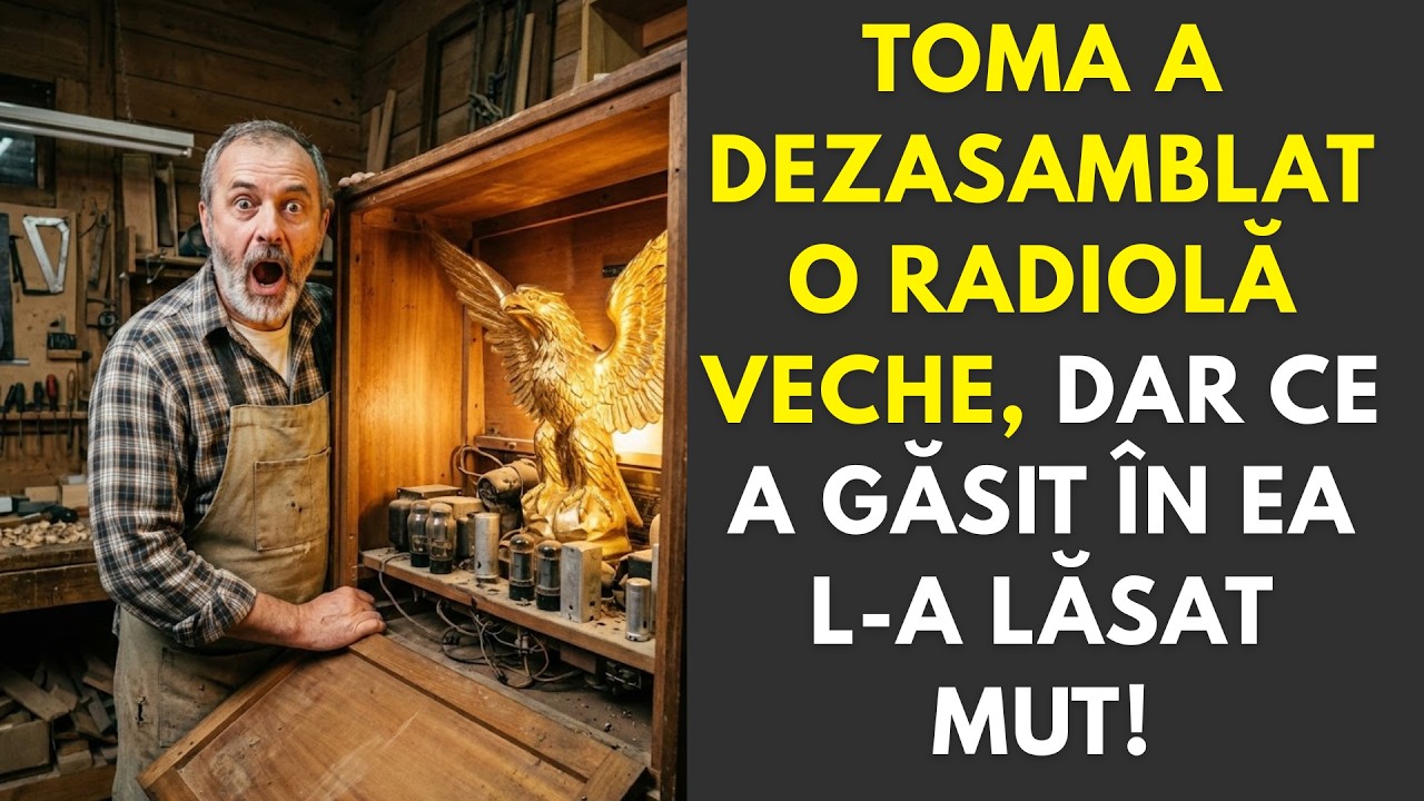 Toma a dezasamblat o radiolă veche, dar ce a găsit în ea l-a lăsat mut!