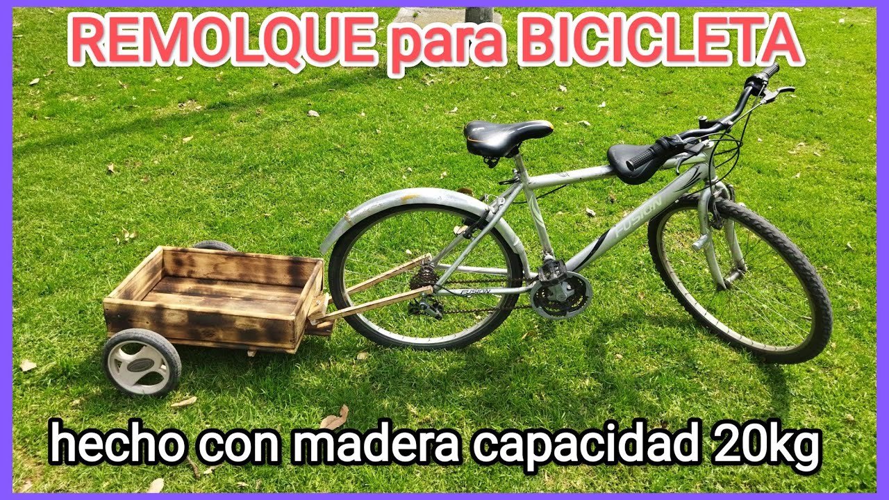 Cómo hacer REMOLQUE para BICICLETA de madera