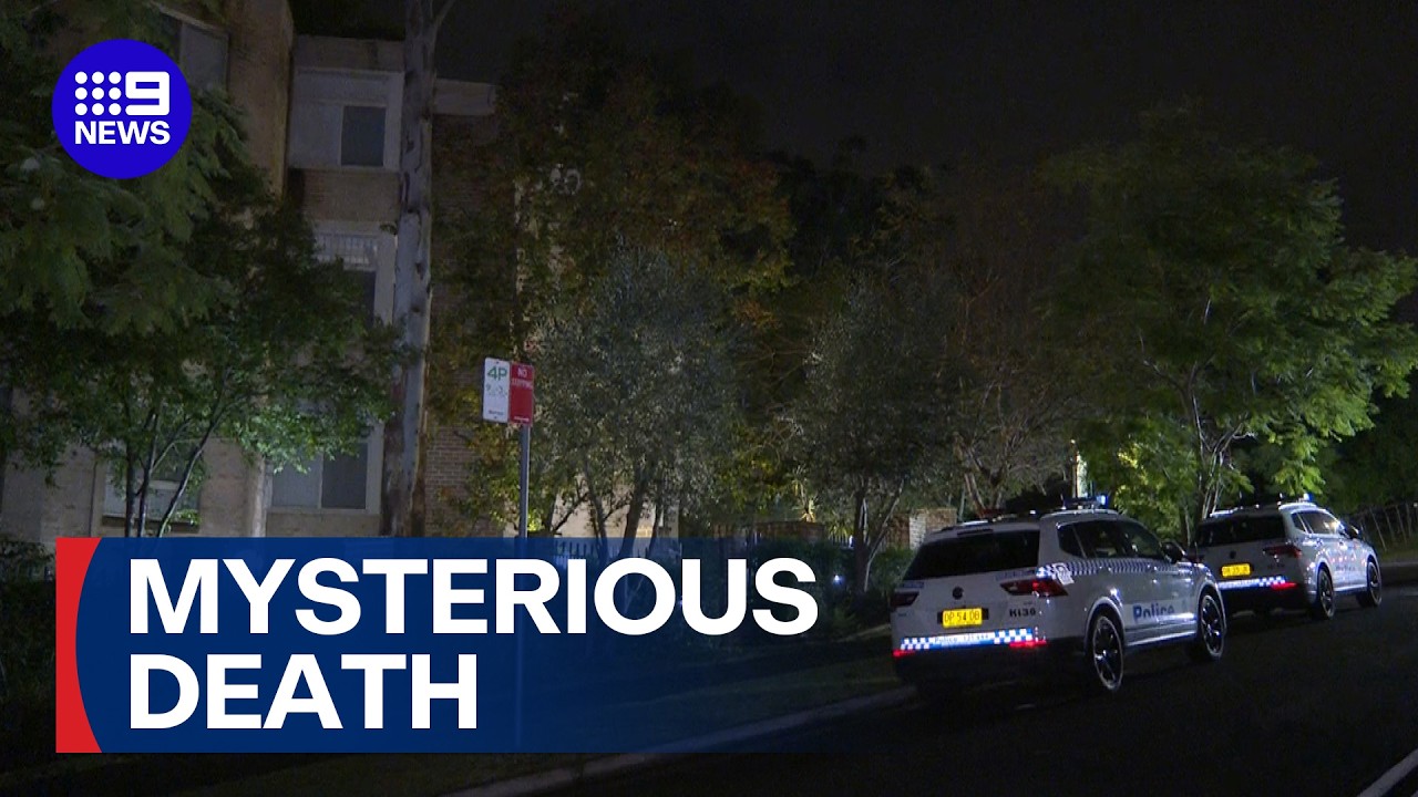 Man plunges from balcony in mysterious incident | 9 News Australia