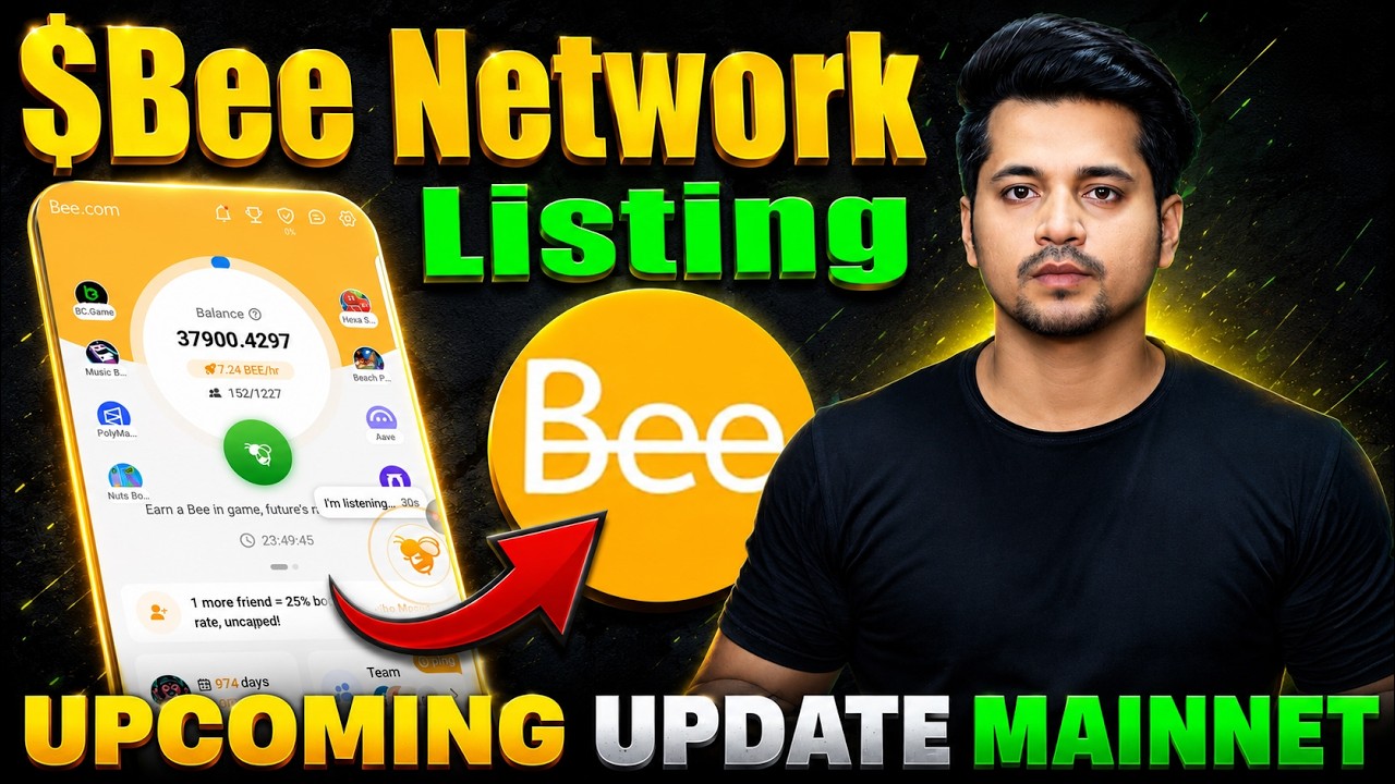 🔥Bee Network TGE 🚀 Price Prediction, Exchange Listing, Token🔥 Bee Blockchain Mainnet Launch