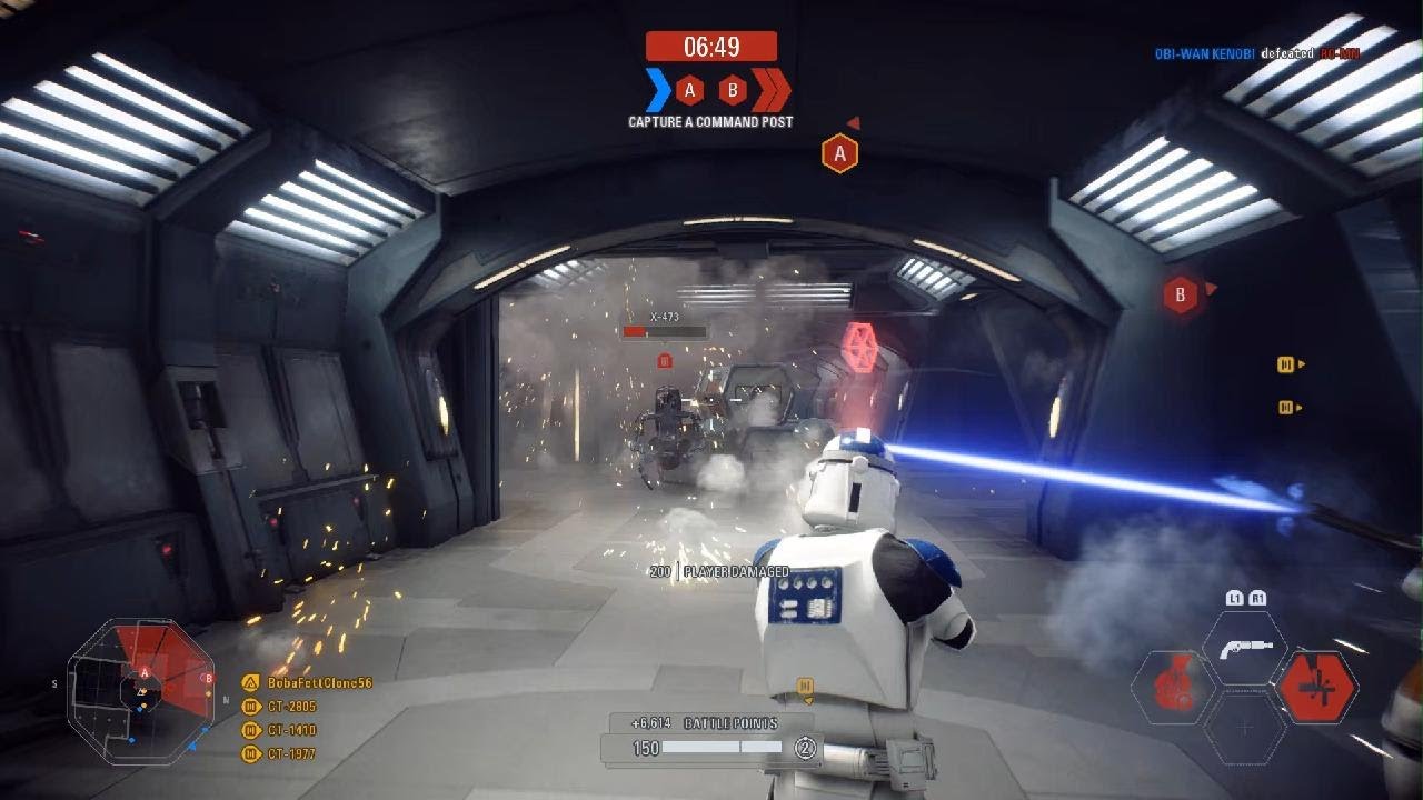STAR WARS Battlefront II Capital Ship Attack over Geonosis ( Clones )