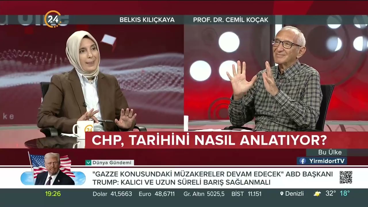 Cemil Koçak TV Programları - 27 Eylül 2025, Kanal 24, Bu Ülke, Belkıs Kılıçkaya