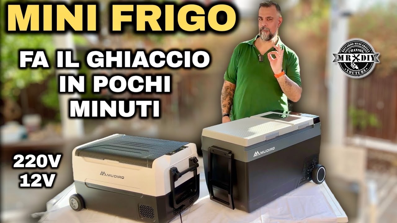 Ideale in cantiere, nel laboratorio ma anche in campeggio. Frigorifero portatile mini frigo Mudiro