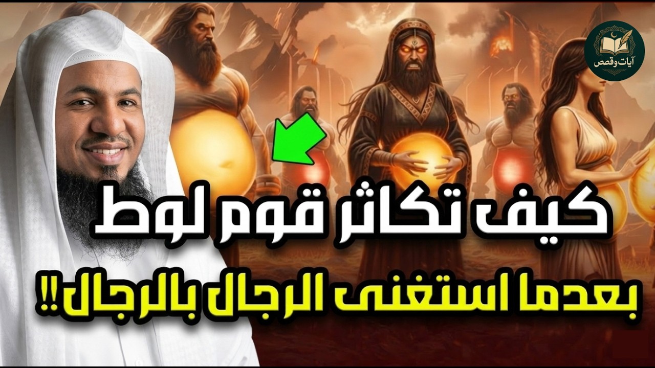 ماذا فعل سيدنا لوط عندما شاهد الملائكة لما أتو ليعاقبوا قوم سدوم ؟ الشيخ محمد الشنقيطي