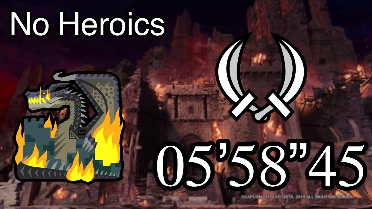 【MHWI】Fade to Black Fatalis Dual Blades (No Heroics) 05'58