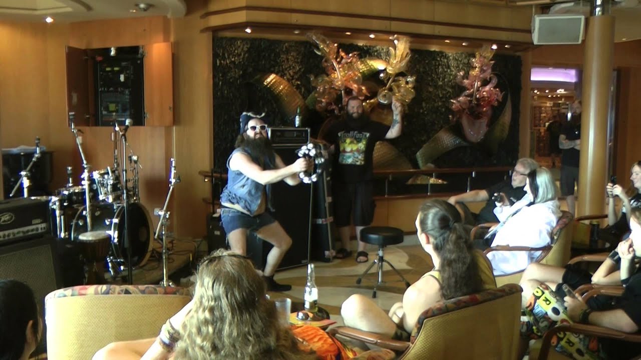 Trollfest - First Ever Tambourine Clinic (70000 Tons Of Metal 2015)