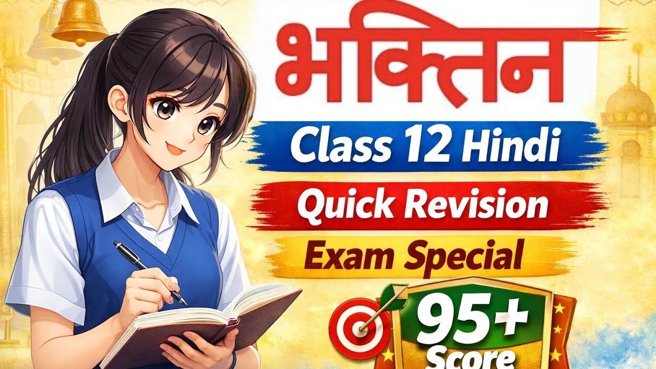 Class 12 Hindi 🔥 Bhaktin | Quick revision| One shot | Important Points #new #boards #learn #class 