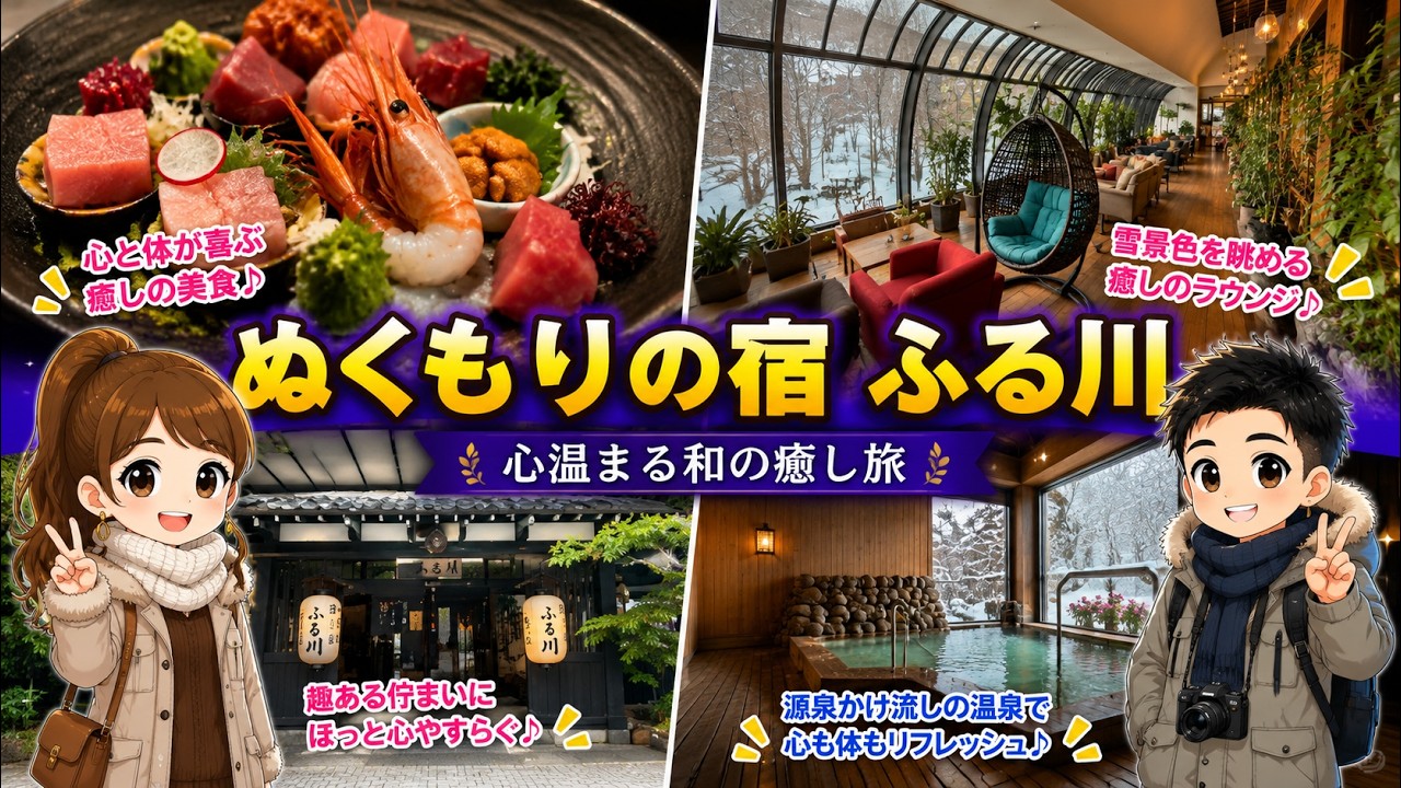 【定山渓1泊2日】ぬくもりの宿 ふる川に泊まってみた！温泉とおもてなしで癒される休日🌿