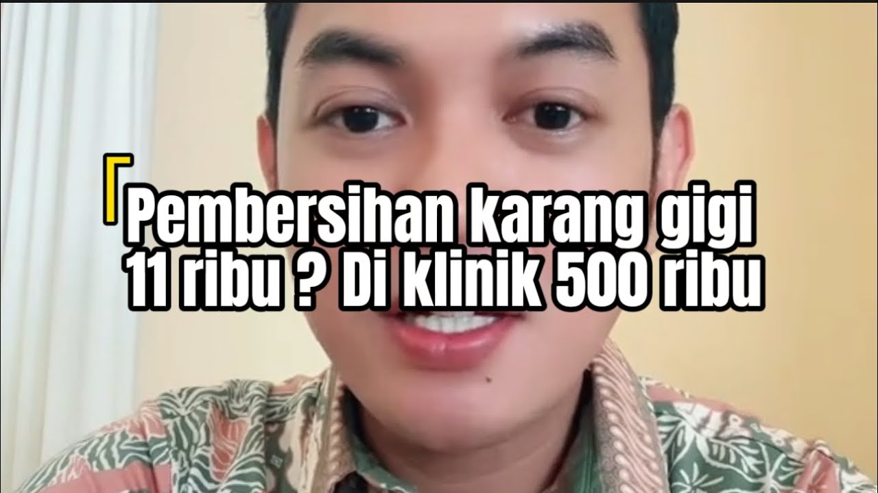 Harga pembersihan karang gigi di Puskesmas | Dokter Gigi | Dentist